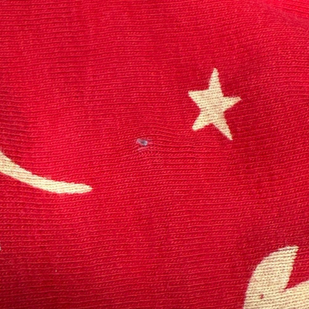 Baby Girls Red and Gold Reindeer Snowflake Holiday Dress size 6-12 months - Picture 4 of 5